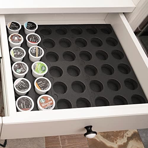 Kaffekapselholdere |  Kaffekapselholder DIY Størrelse Organisator 6 Kompatibel Bakke Skuffe Holder til Keurig K-Cup Kaffekapselholdere Kaffekapselholdere