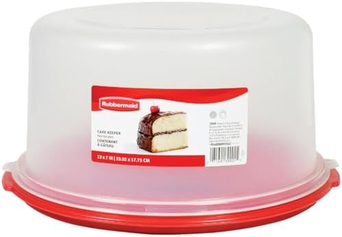 Kagebærere |  Rubbermaid Kagebeholder, Pakke med 1, Klar Kagebærere Kagebærere