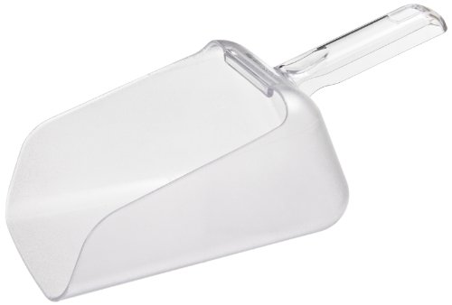 Kommersielle madskovle |  Rubbermaid Commercial Products Bouncer Contour Scoop til ingrediensbeholdere, 64-ounce, klar, restaurant/køkken fødevareforsyninger til is/dyrfoder/korn/sand Kommersielle madskovle Kommersielle madskovle