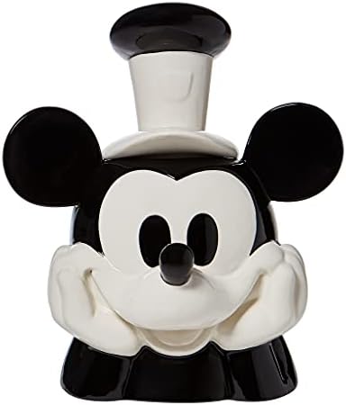 Småkagekrukker |  Disney Keramik Mickey Mouse Steamboat Willie Skulptureret Småkagekrukke, 10,25 Tommer, Multifarvet Småkagekrukker Småkagekrukker